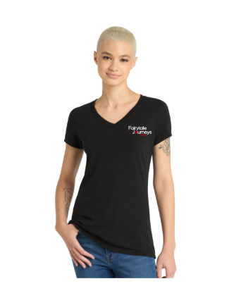 District Womens Perfect Tri V-Neck Tee