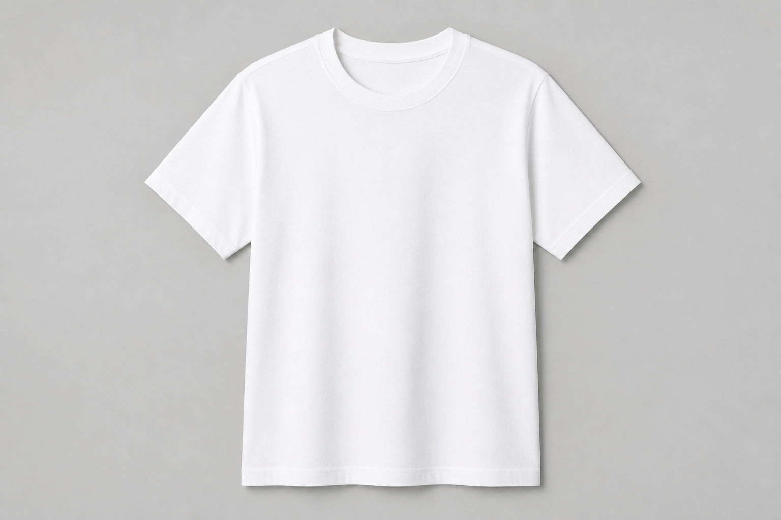 Blank white t-shirt mockup